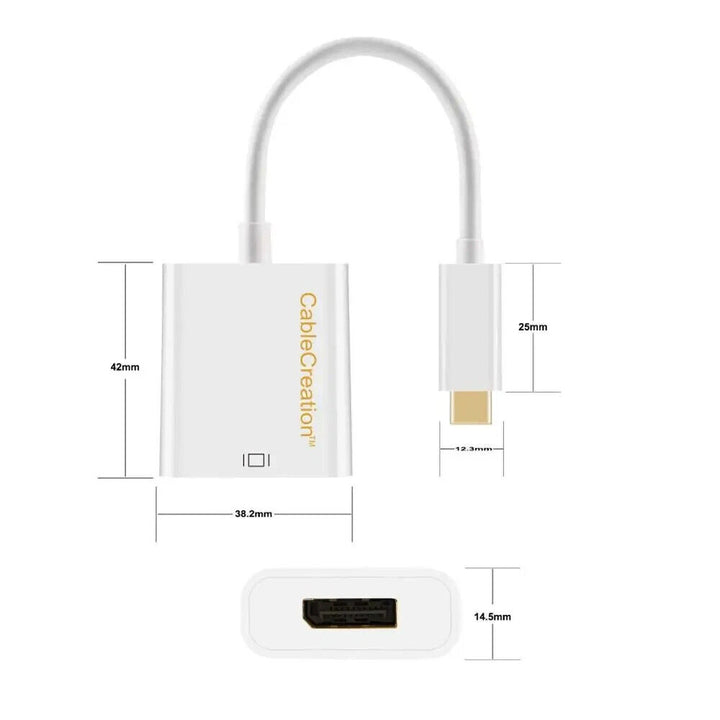 USB Type C To Display Port Cable Adapter Converter 4K 60Hz for Macbook Z PC