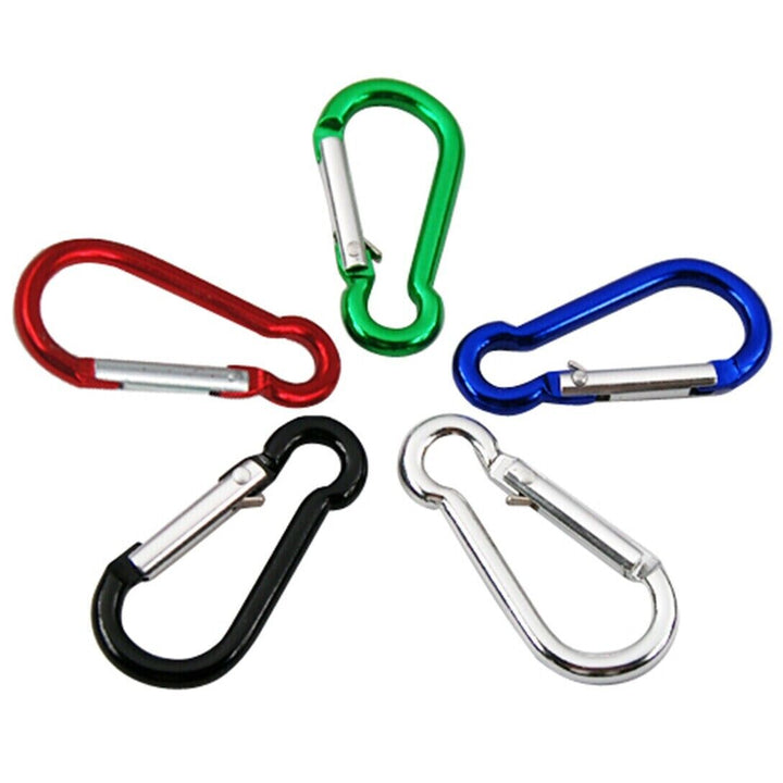 Carabiner Clip Keyring Small Clasp x5 Hook Camping Sports Extra Mini Men Car Key
