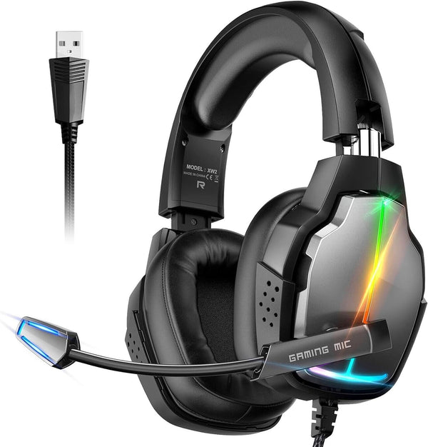 Gaming Headset with Microphone for PC PS4 PS5 Xbox one Nintendo Switch Headphone