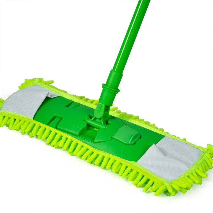 Extendable Microfibre Floor Mop Cleaner Sweeper Wooden Laminate Tile Wet Dry