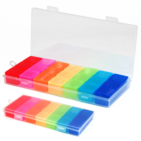 Weekly Pill Box Daily Organiser Medicine Tablet Storage Dispenser 7 Day Small