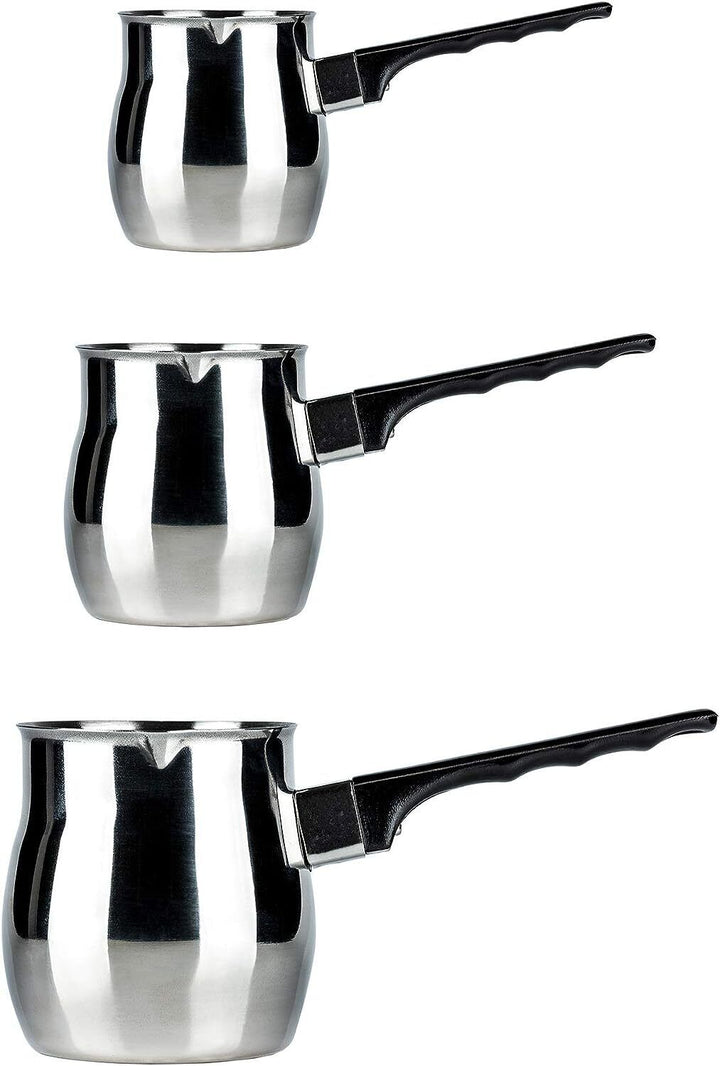 Turkish Coffee Pot Set Cezve Ibrik Kettle Traditional Maker Tea Milk Jug Warmer