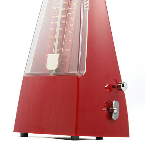 Elegant Pyramid Metronome Tempo for Musicians Piano Guitar Wind-up Clockwork