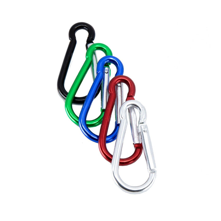 Carabiner Clip Keyring Small Clasp x5 Hook Camping Sports Extra Mini Men Car Key