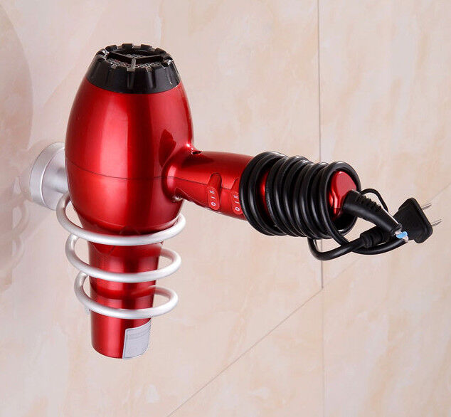 Wall Mounted Professional Hairdresser’s Hair Dryer Holder Organiser Hanger Store