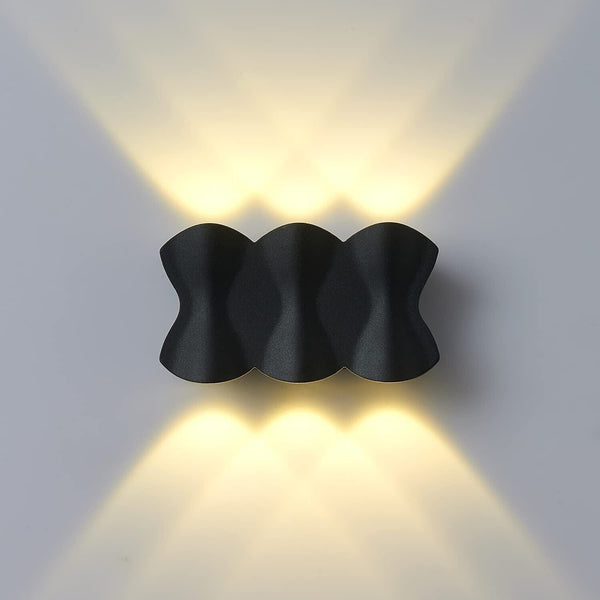 Outdoor Wall Lights Mains LED Up Down Indoor Sconce Lamp IP65 Waterproof Fixture
