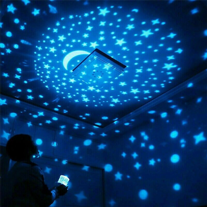 Star Light Projector USB Night Baby Adult Sky Moon Lamp LED Galaxy Ceiling Wall