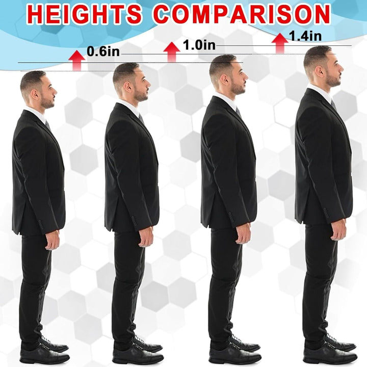 Height Increase Insoles Mens Womens Shock Absorbing Cushion Shoe Sports Orthotic