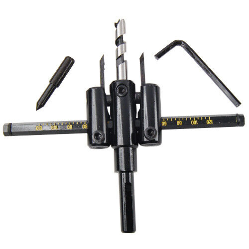 Handy Adjustable Metal Circle Hole Saw Drill Bit Cutter Kit DIY Tools Accessory