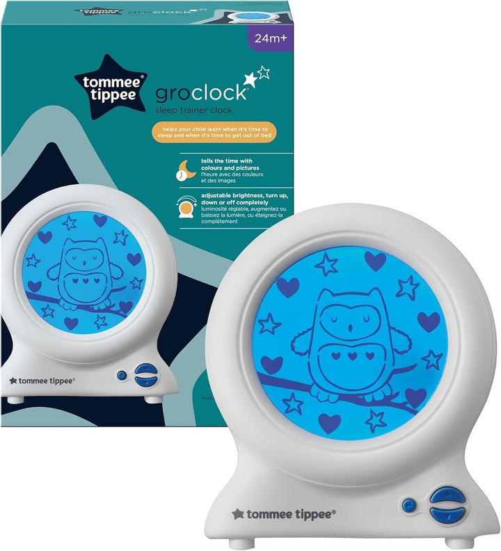 Tommee Tippee Groclock Sleep Trainer Clock Alarm Nightlight Young Children Kids