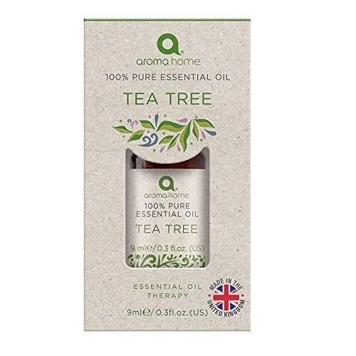 Aroma Home Essentials Oil Tea Tree 9ml Therapy Diffuser Bath Massage Steam