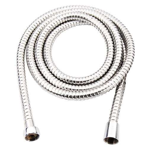 2m Flexible Stainless Steel Chrome Standard Shower Head Bathroom Hose Pipe New