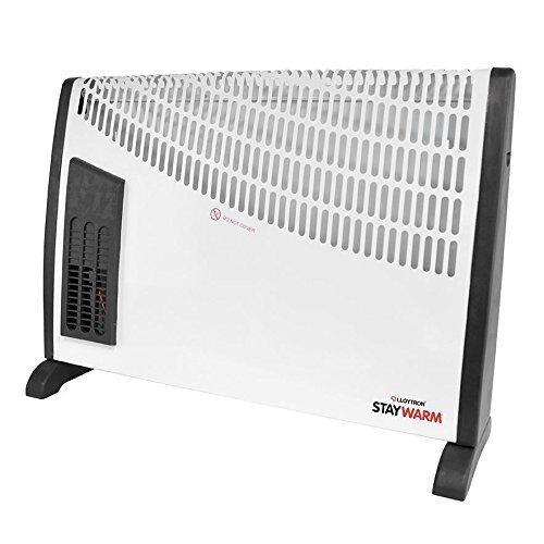 Electric Convector Heater Fan 2KW Portable Floor Hot Cold Home Office Caravan