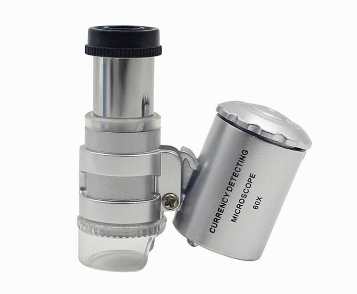 Jewelers Loupe Magnifier Watchmakers with LED Light Glasses Eyeglass Jewelry 
