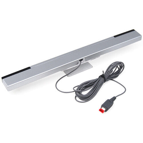 Wired Infrared Ray Sensor Bar for Nintendo Wii Console + Stand 3M Cable Infared