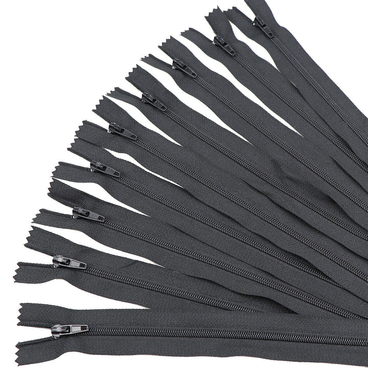 50x Assorted Dress Upholstery Craft Nylon Metal Closed Open Ended Zips Repair