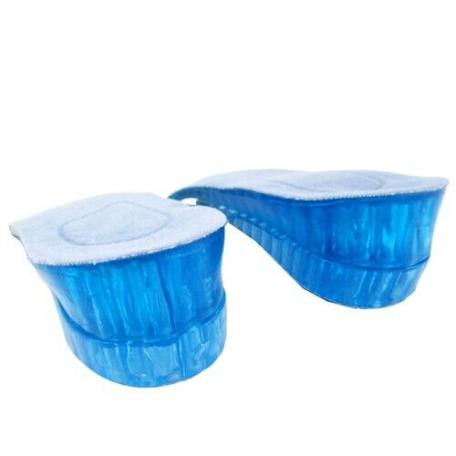 Heel Lift Shoe Inserts Gel Mens Orthotic Height Increase Taller Insoles Pads