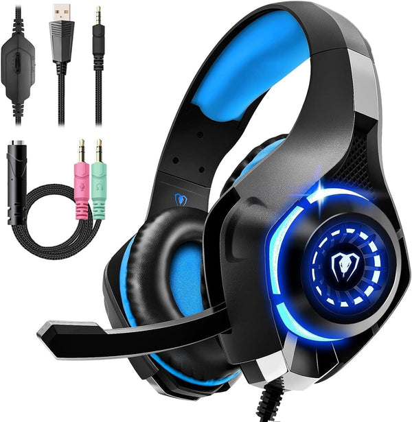 Gaming Headset with Microphone for PC PS4 PS5 Xbox one Nintendo Switch Headphone