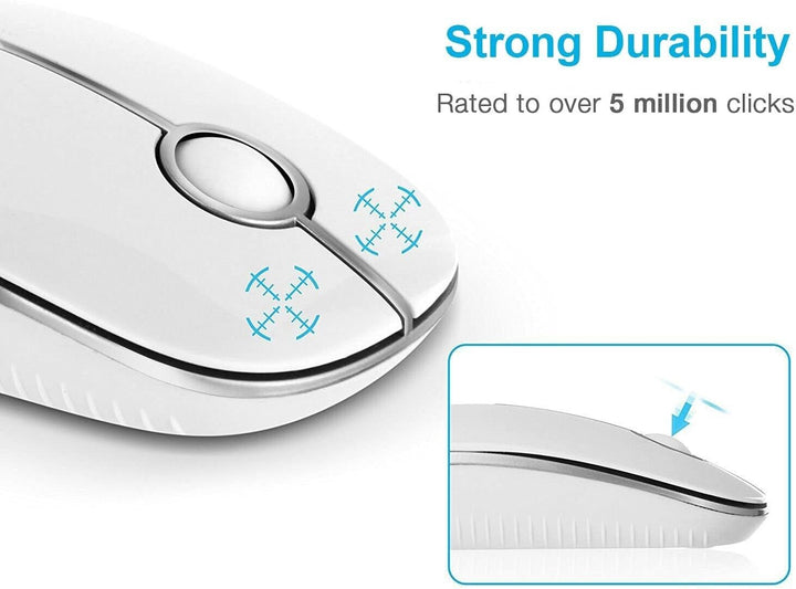 Wireless Mouse Gaming for Laptop USB LED Desktop PC Computers TV Box Chromebook
