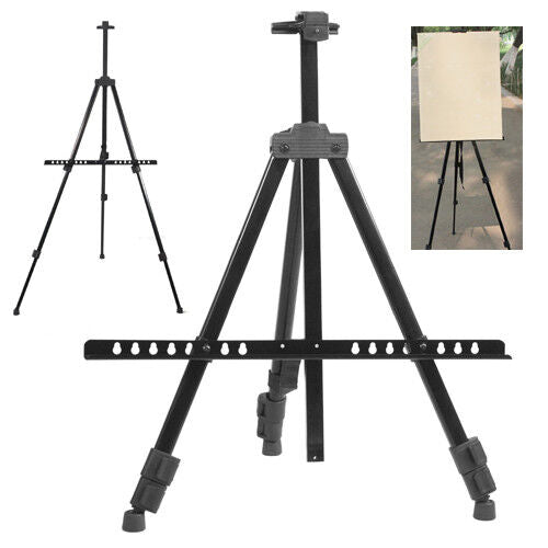 Artist Field Studio Painting Easel Tripod Display Telescopic White Board Stand
