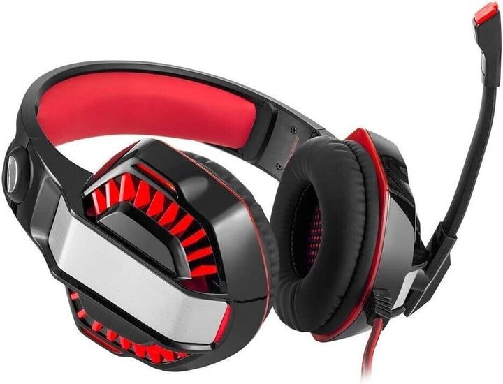 Gaming Headset with Microphone for PC Laptop PS4 Xbox One PS5 Headphones LED USB