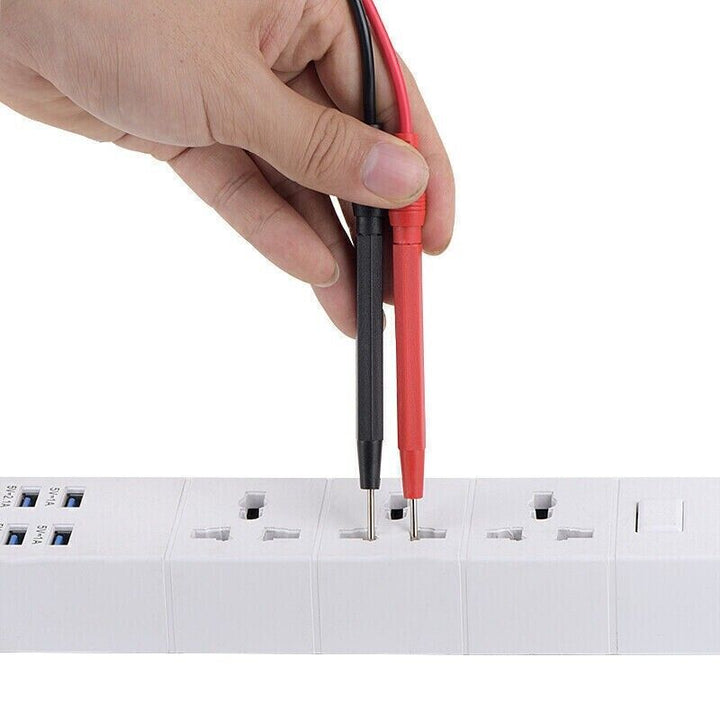 Digital Multimeter Cables Probe Lead Kit Test Electronic Alligator Clip Needle