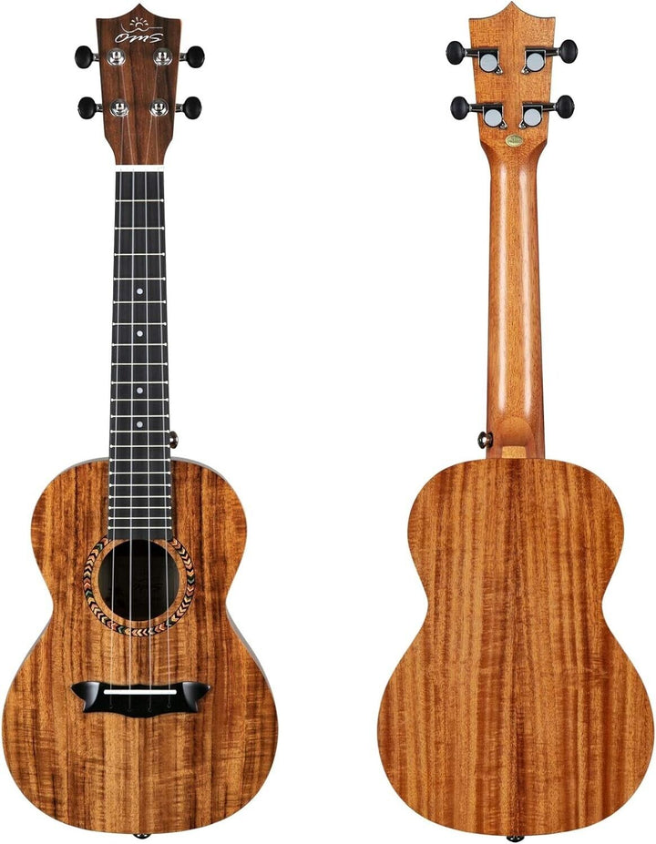 Enya Concert Ukulele with Case Mahogany Top for Starter Kit Beginner Adult Child