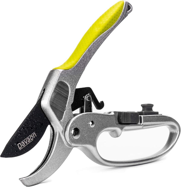 Heavy Duty Garden Secateurs Pruners Shears Snips Anvil Style Cutters Strong