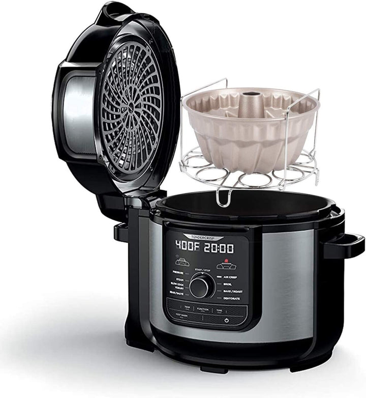 Cake Baking Tin Deep Round for Ninja Foodi Non-Stick Bundt Fluted Jelly Mould