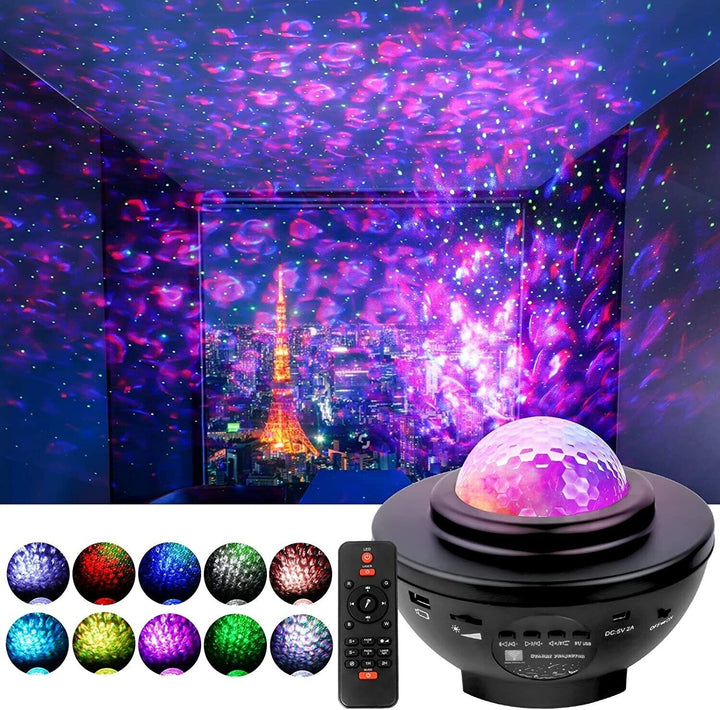 Galaxy Starlight Sky Projector Night Adult Baby Bedroom LED Starry Light Lamp