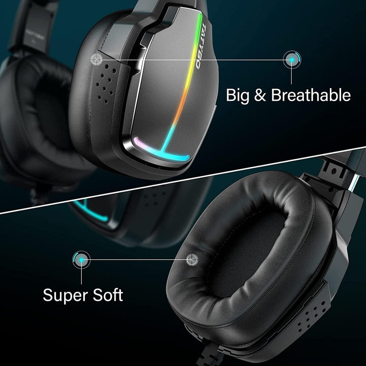 Gaming Headset with Microphone for PC PS4 PS5 Xbox one Nintendo Switch Headphone