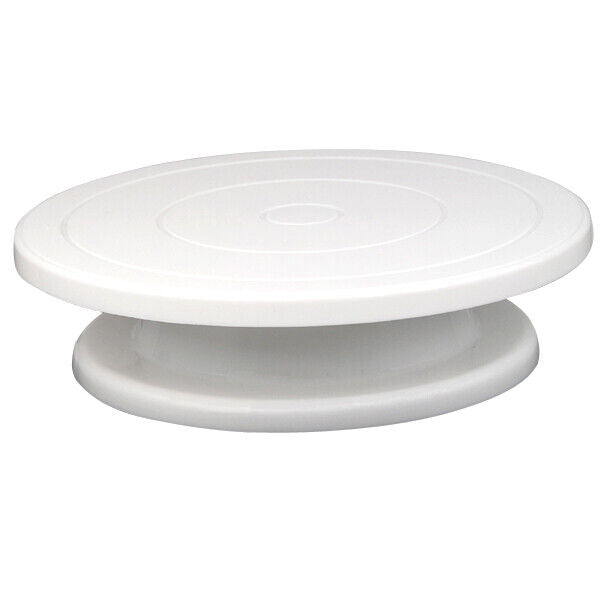 28cm Kitchen Cake Decorating Icing Rotating Turntable Display Stand Revolving