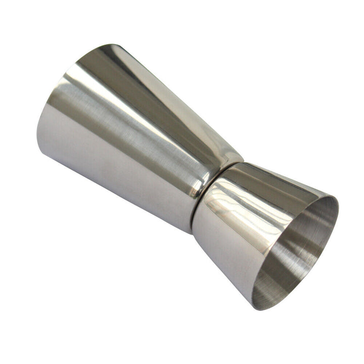 Steel Jigger Single Double Shot Shorts Drink Spirit Measure Cup Cocktail Measure