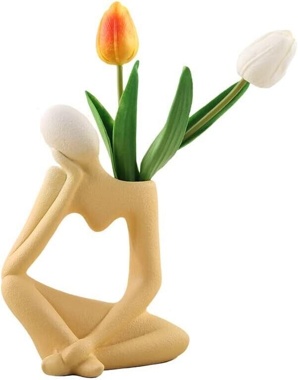 Ceramic Vase Small Plant Pot Table Decoration Desk Home for Decor Gift Modern