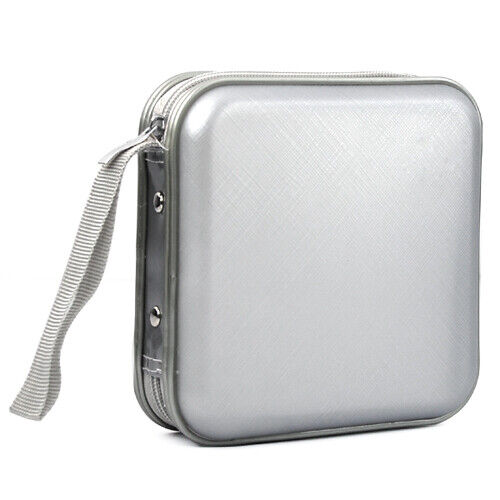 CD Dvd 40 Disc Storage Carry Case Cover Wallet Holder Bag Plastic Games Disk
