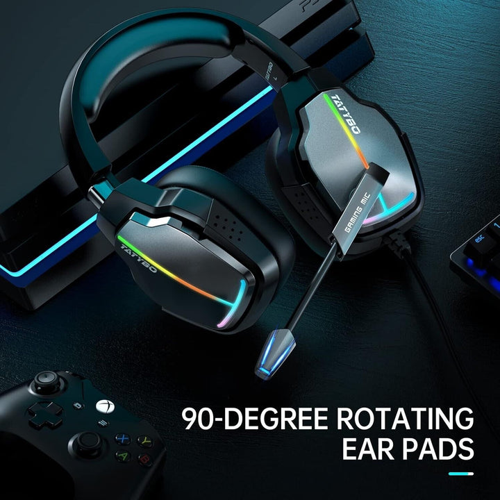 Gaming Headset with Microphone for PC PS4 PS5 Xbox one Nintendo Switch Headphone