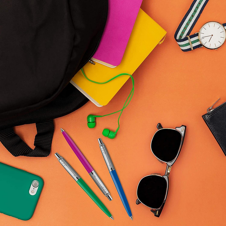 Parker Pen Blue Jotter Black Gel Pen