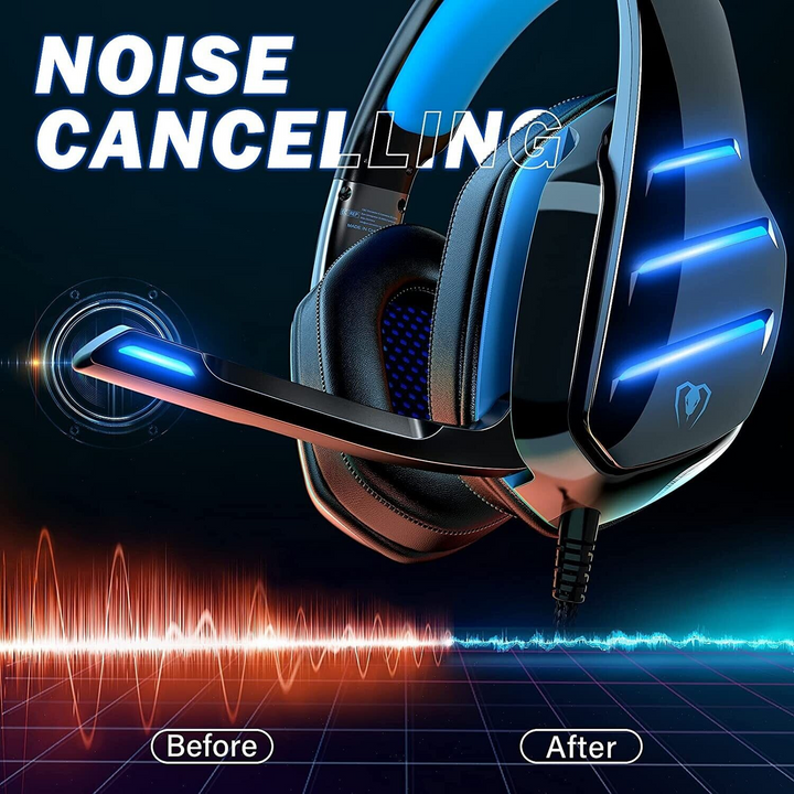 Beexcellent Blue & Black Gaming Headset