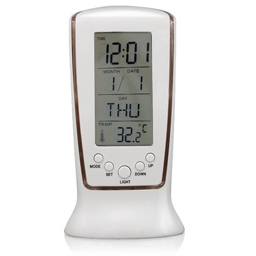 Blue Backlight LCD Alarm Clock