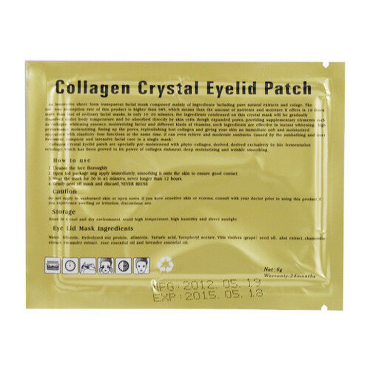 10 Eyelash Collagen Crystal Gel Pads