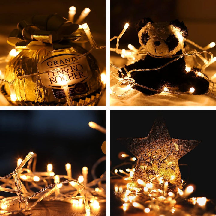 2 Waterproof 50 LED Battery Lights
