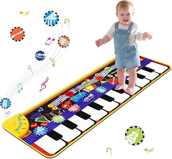 Giant Piano Play Mat Harp