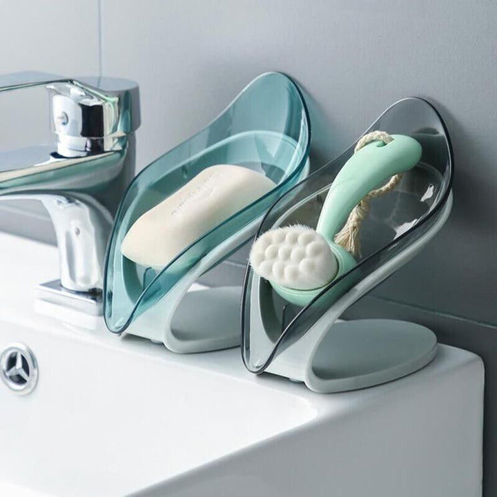 2x Suction Cup Soap Holder Dishes