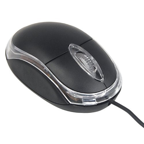 Black USB Wired Mouse