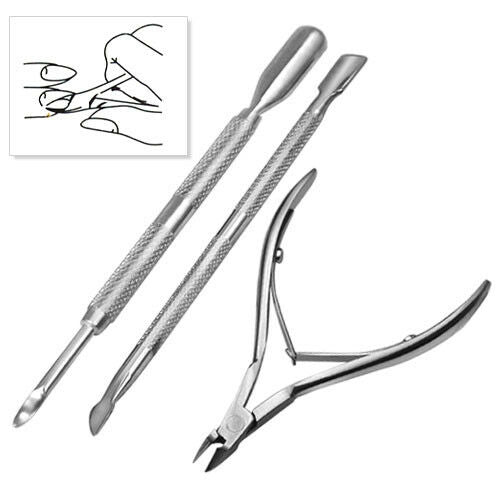 3 Piece Stainless Steel Nail Cutter Set