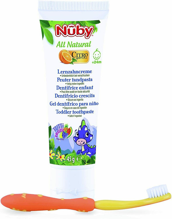 Nuby Children's Toothpaste Toothbrush Set