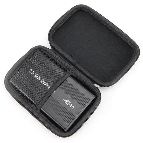 Protective 2.5" External Hard Drive Disc Zip Case
