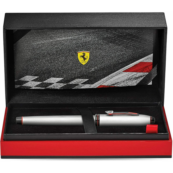 Cross Townsend Scuderia Brushed Platinum Ballpoint Pen