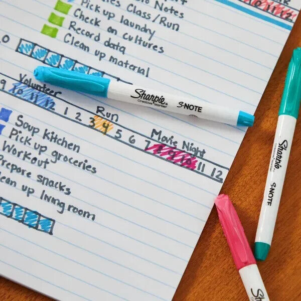 20 Sharpie S Note Marker Pens