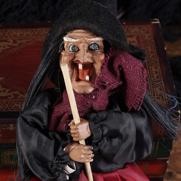 Halloween LED Cackling Witch